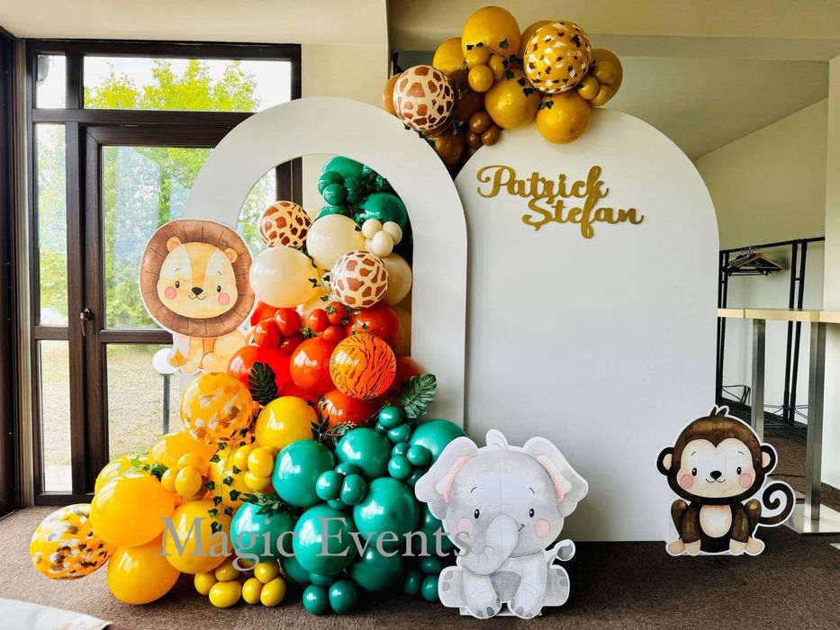 Aranjamente florale/baloane / Platforma 360, artificii fum greu decor