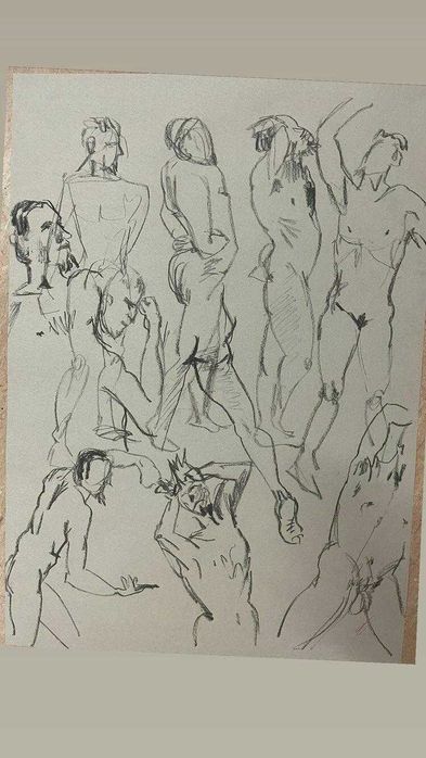 Model de Nud - Sculptură - Portret și Schiță