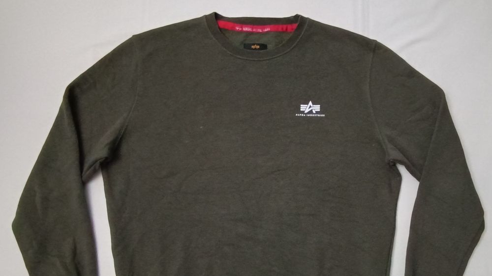 Alpha Industries Sweatshirt оригинално горнище L памучен суичър горно