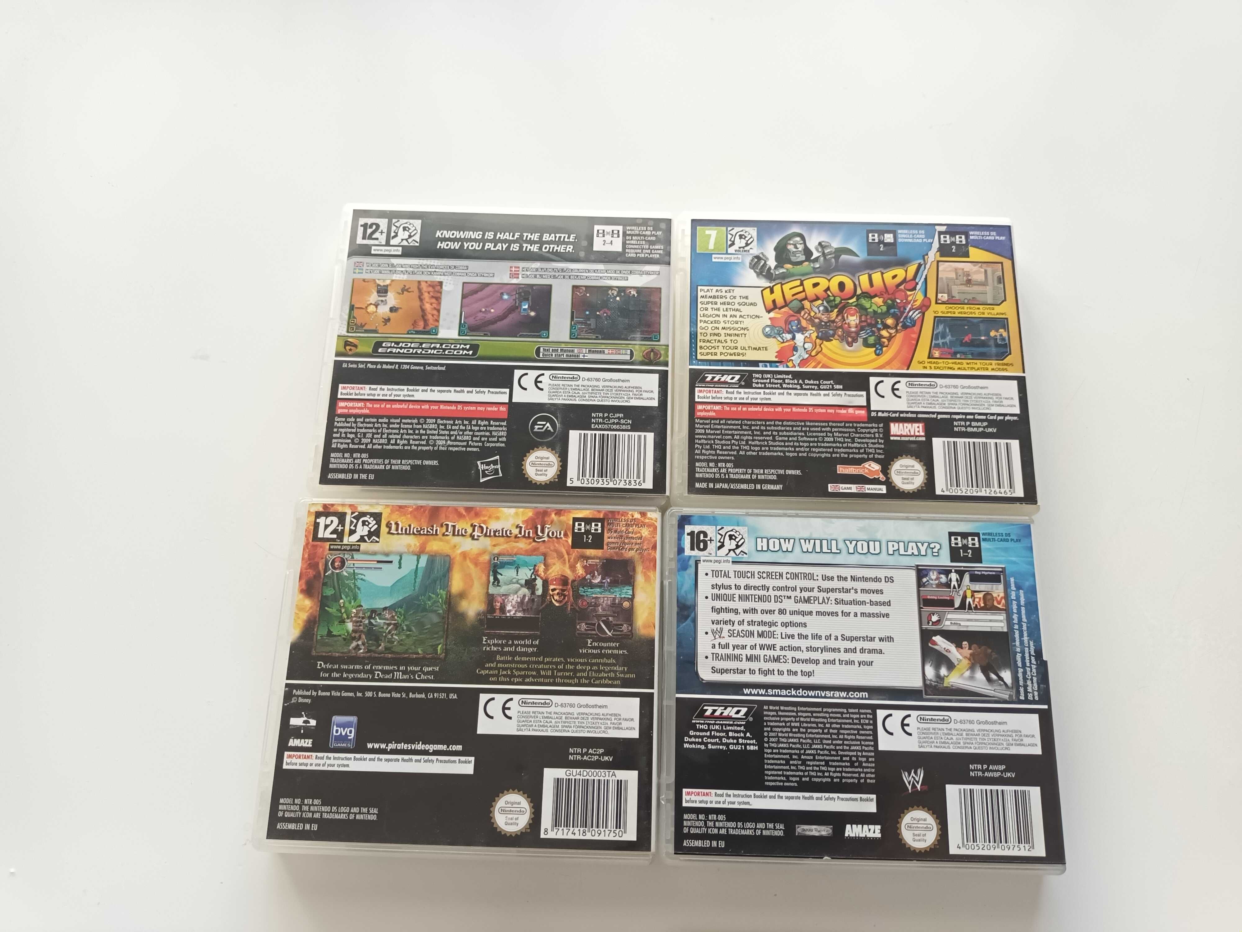 Игри за Nintendo DS - Кеч, Марвел, Карибски пирати, G I JOE