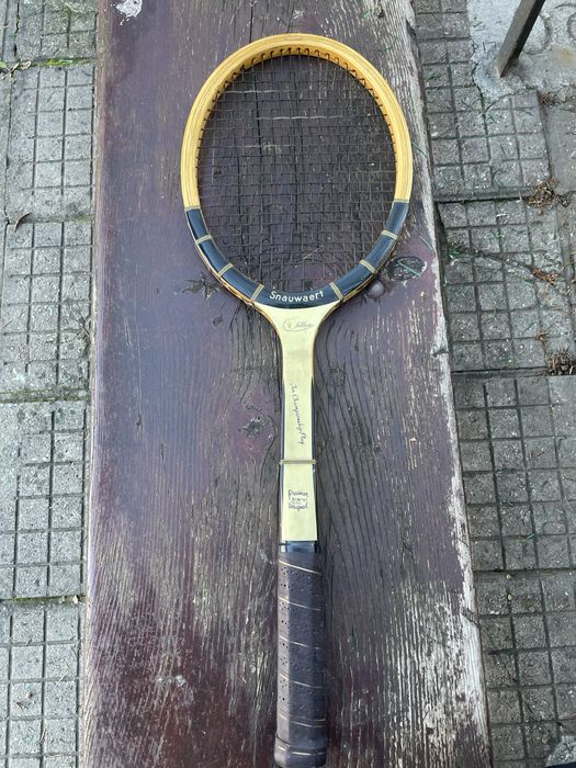 Винтидж Дорвена Тенис Ракета Snauwaert - Колекционерска / Декорация