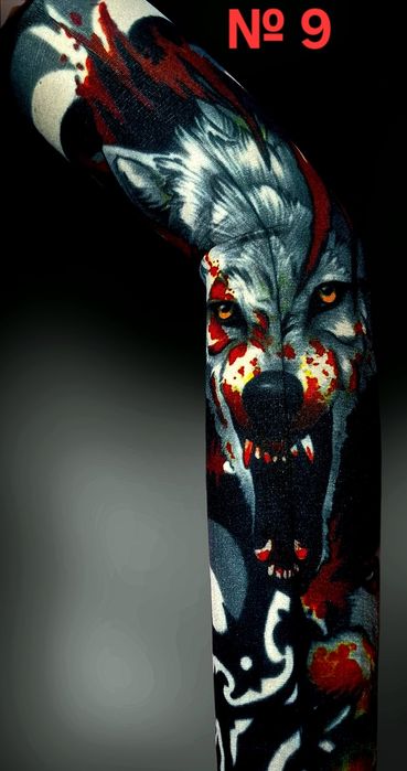 Имитация на истински татус тип наколенка/налакътник-универсален размер