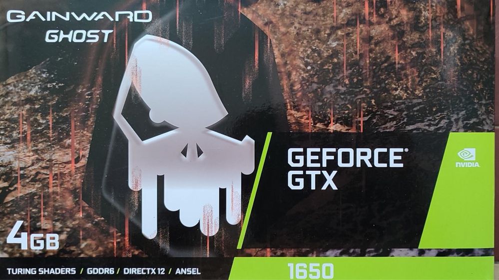 Placă video GTX 1650 D6 Ghost, 4GB GDDR6 128-bit