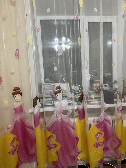 Тюль с рисунком в детскую комнату