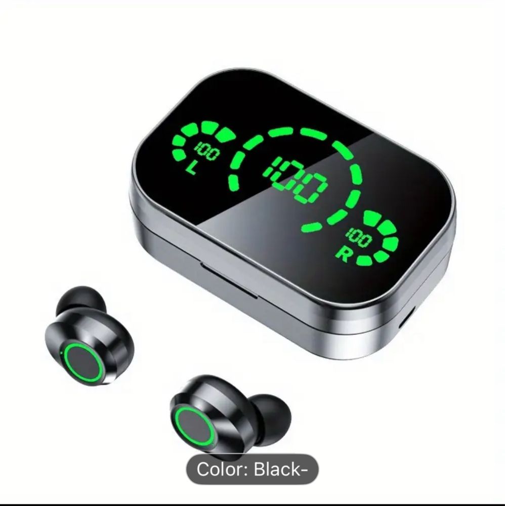Căști in ear wireless cu cutie de încărcare