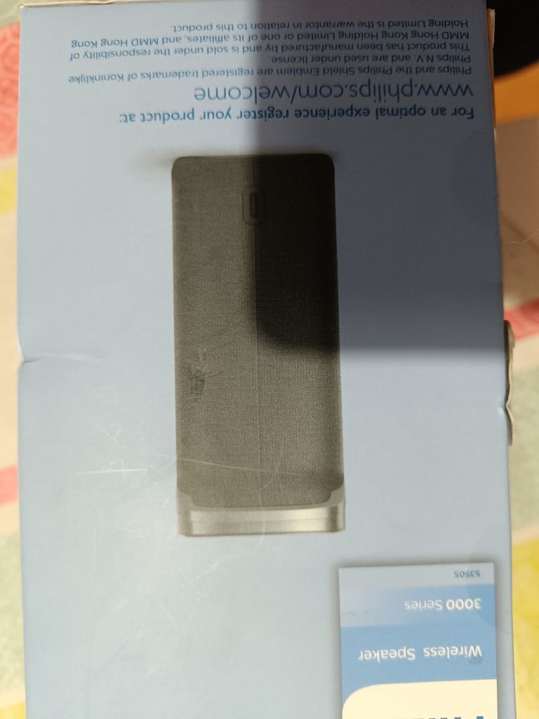 Boxa portabila wireless Philips TAS3505/00, 5W, Negru (nou, sigilat)