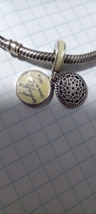 Женский серебряный браслет PANDORA CHARM 925проба