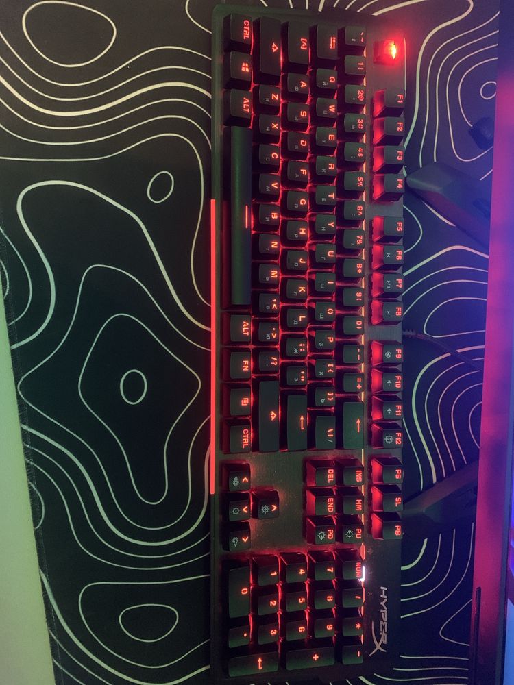 клавиатура hyperx 100%