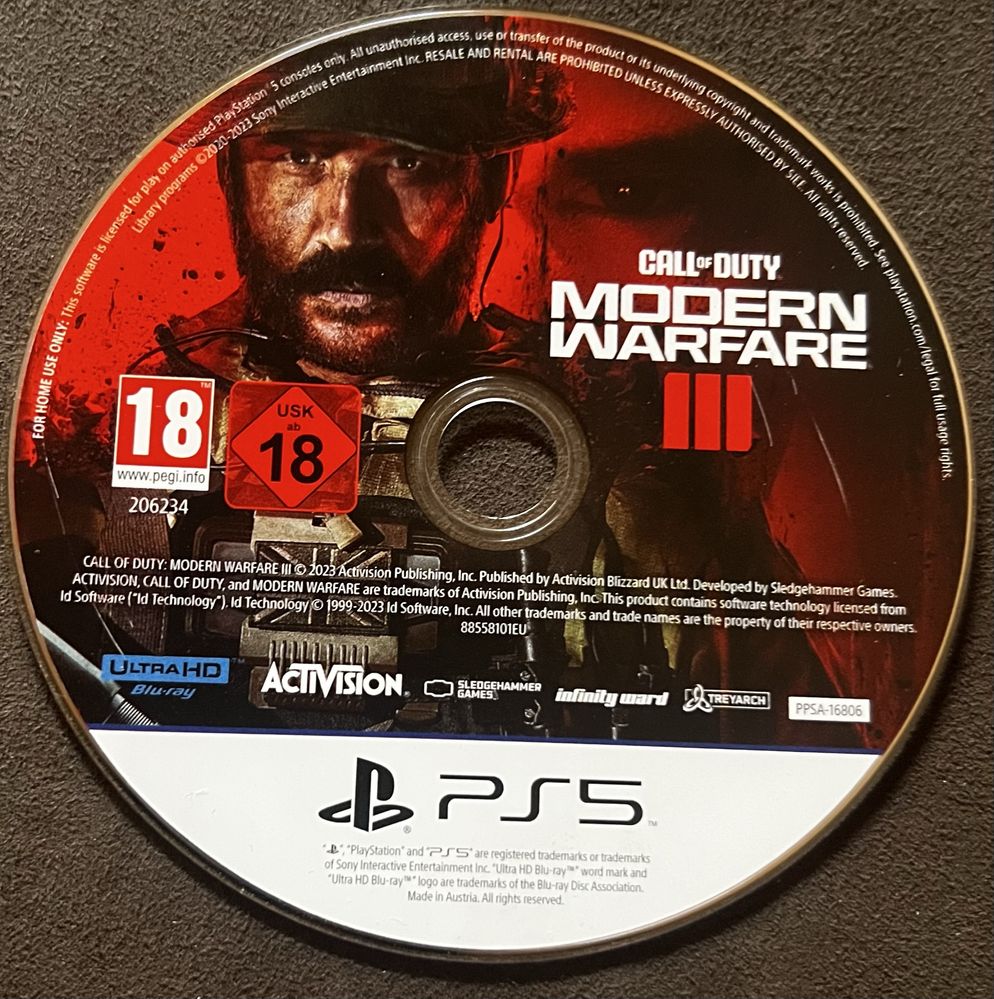 Call of Duty: Modern Warfare III  PS5  Игра