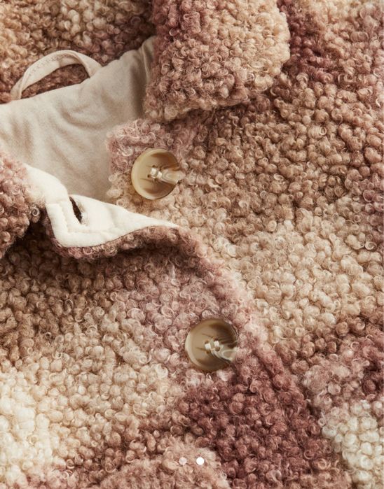 H&M Jacheta de pluș cu guler pentru bebelus