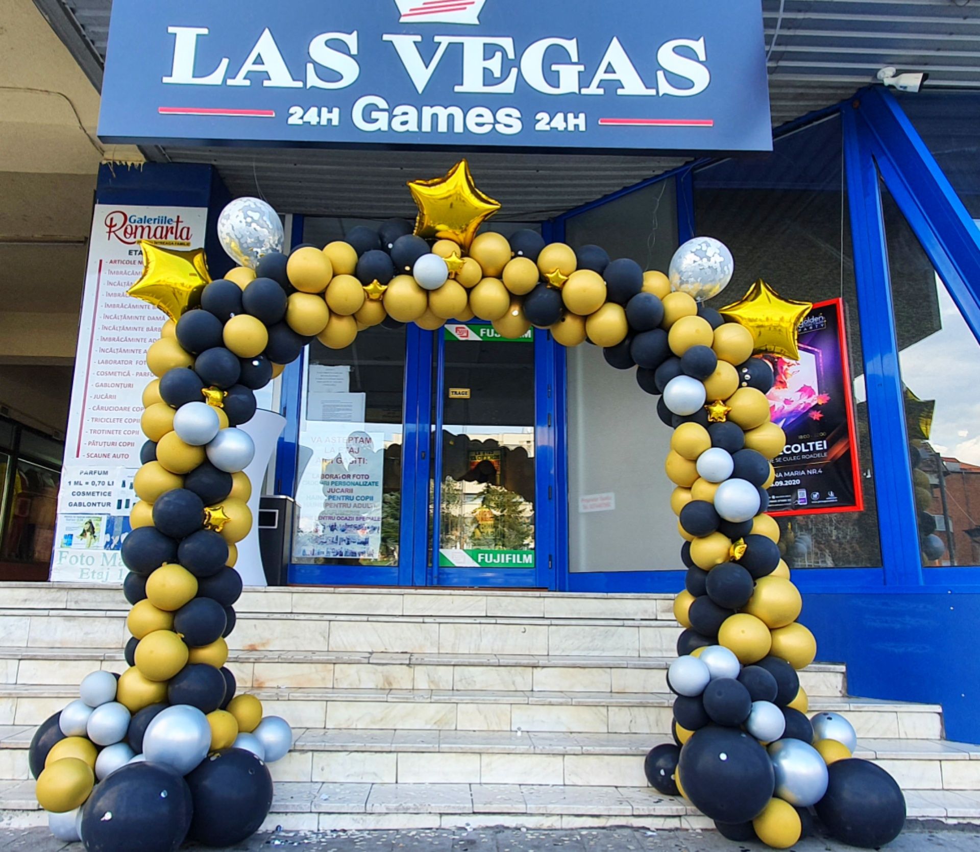 Arcade baloane inaugurari deschideri de magazine baloane Valcea