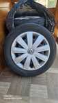 Roti vară jante tablă cu capace golf 5