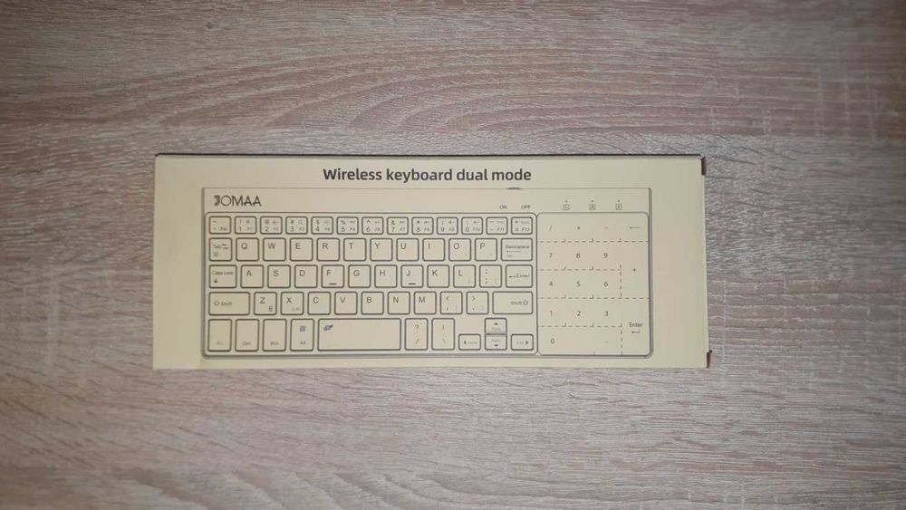 Tastatură wireless mini 2.4G/Bluetooth cu touchpad numeric