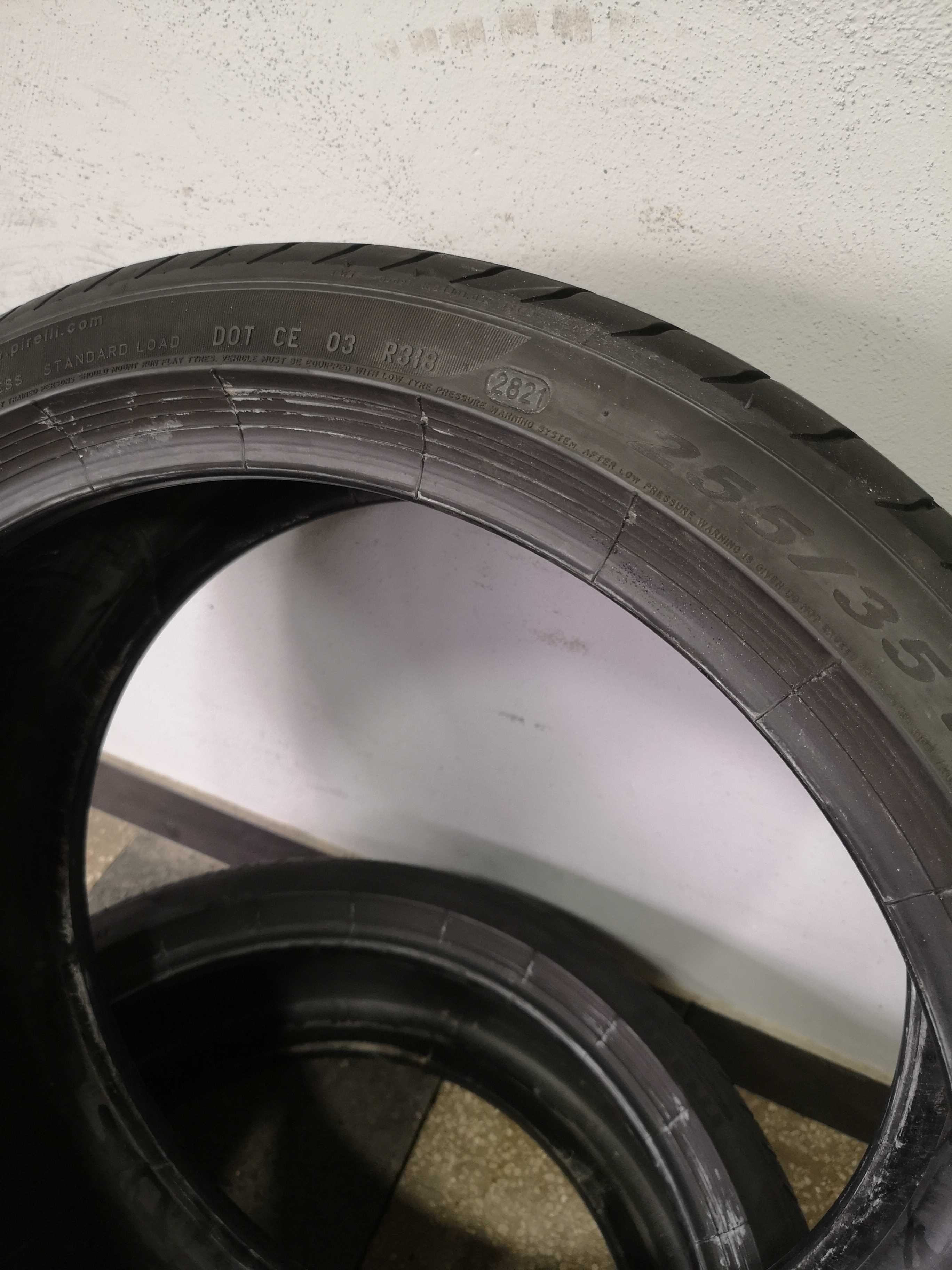 2бр 255/35/19 PIRELLI RFT 6,5мм грайфер дот:2821