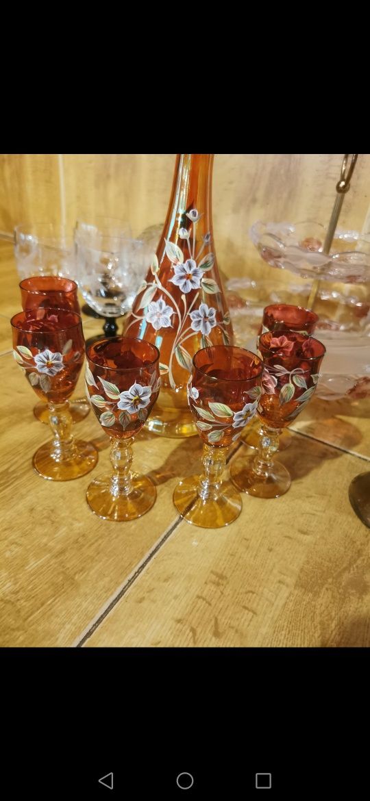 Сервиз BOHEMIA рисуван кристал