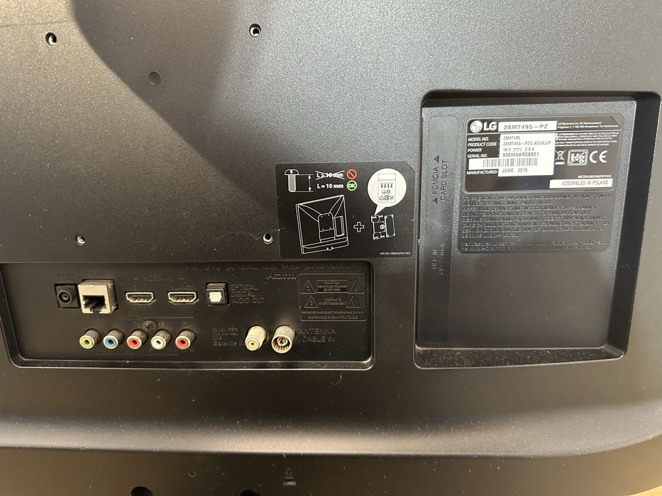 Tv led LG 28mt49s-mt cu alimentare 220v