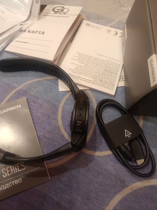 Garmin Fenix 7 Pro Sapphire Solar, 47 мм, черен