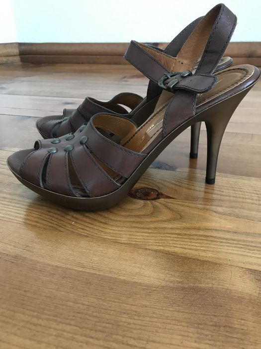 Дамски обувки естествена кожа Miss Sixty 2 чифта /нови и използвани/