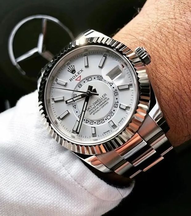 Rolex Sky-Dweller white dial