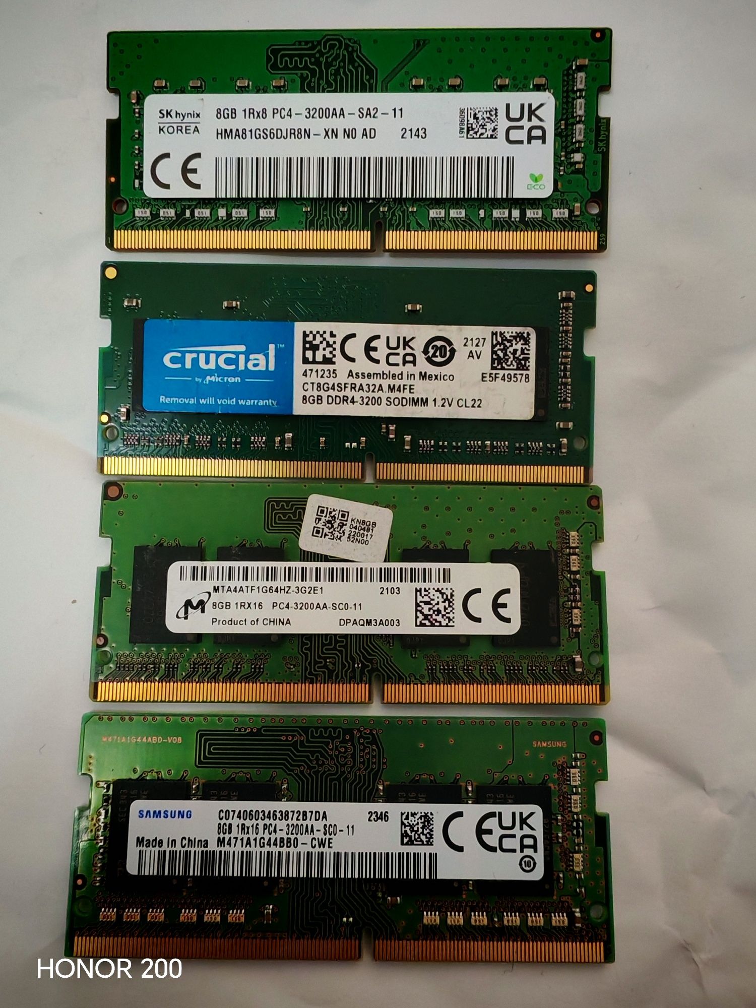 DDR4 8gb 3200mhz sodimm