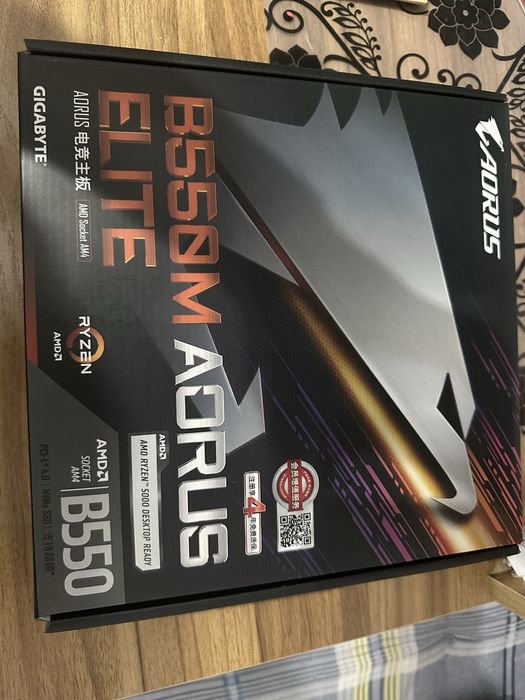 Комплект Gigabyte b550m aorus elite / ryzen 7 5700x / ddr4 32gb 3600