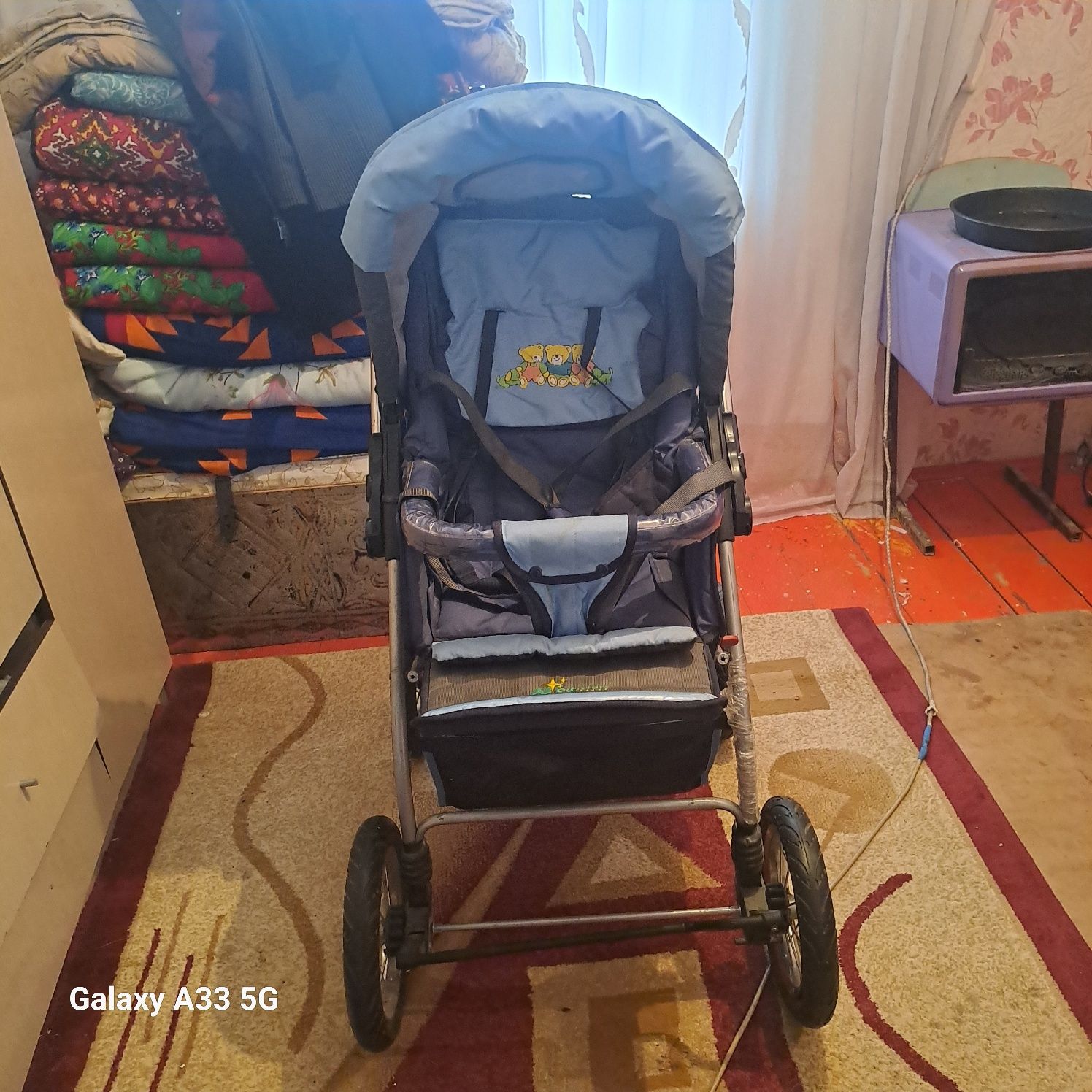Коляска зимняя* с автокреслом новая срочно