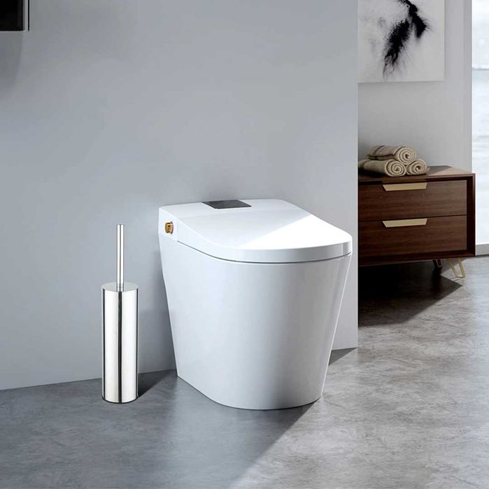 Perie WC cu suport inox 304 negru BGL 304 durabila si eleganta