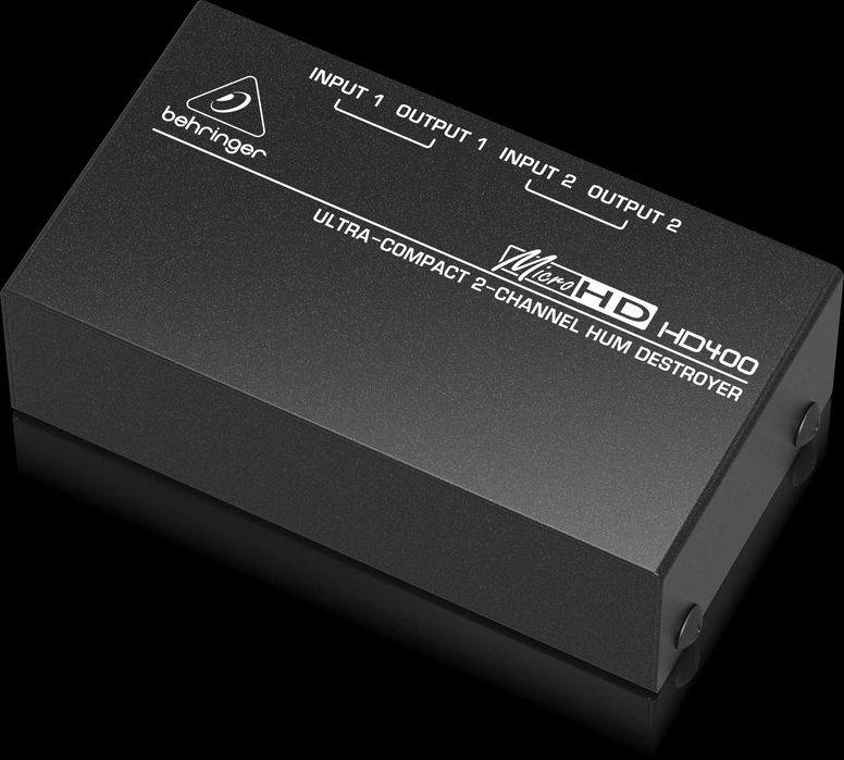 Behringer HD400 – компактно решение за премахване на шум/hum(2 канала)