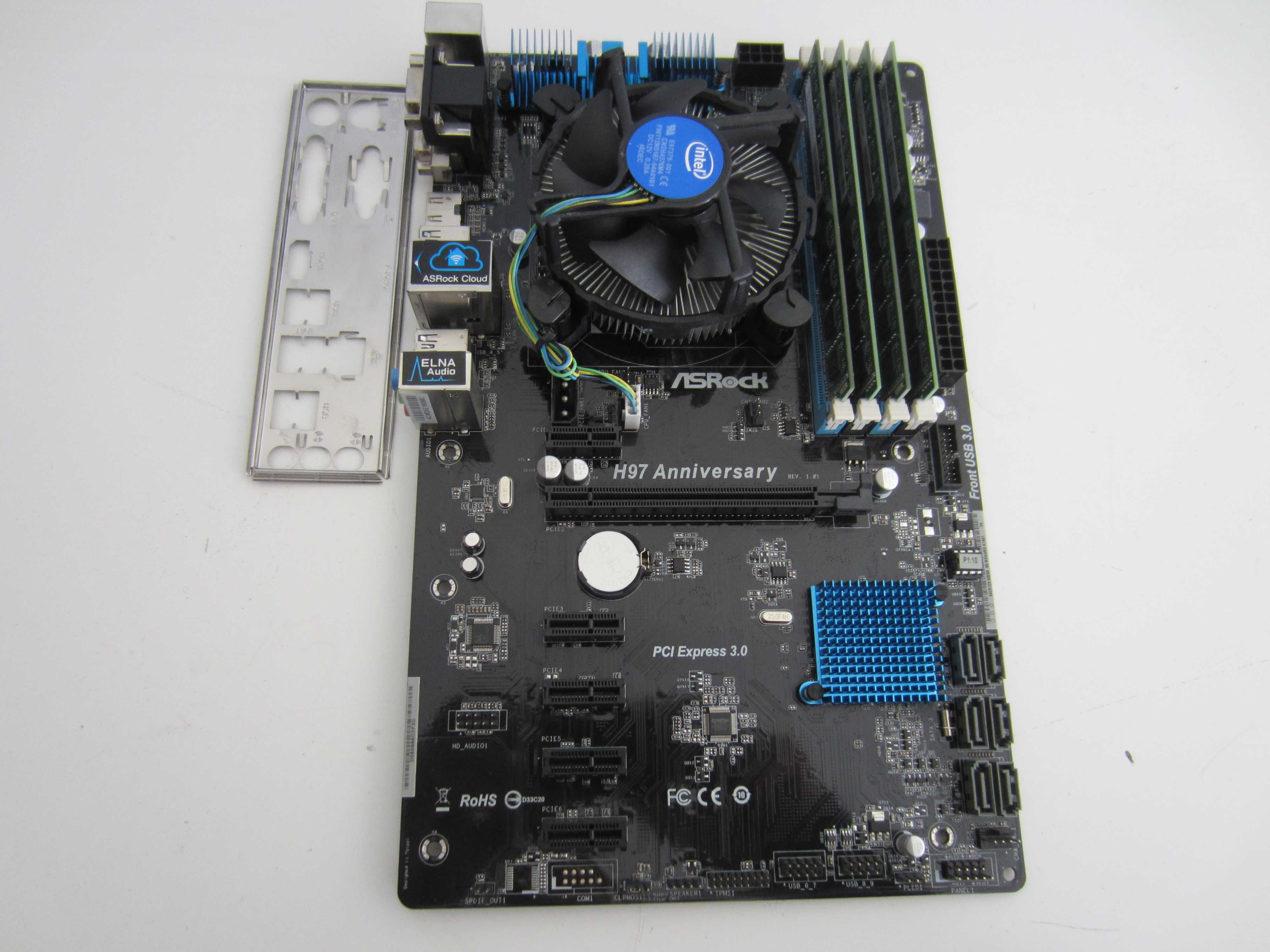 Комплект   i5-4590  + 16GB DDR3 + MB  H97 + FAN