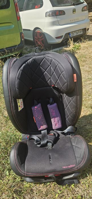 Столче за кола Chipolino - Техно 360, 0-36 kg, с Isofix, neon edition