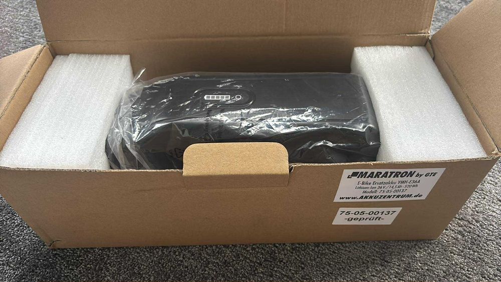 Vând acumulator bicicletă,Maratron 36v 14,5ah 520wh
