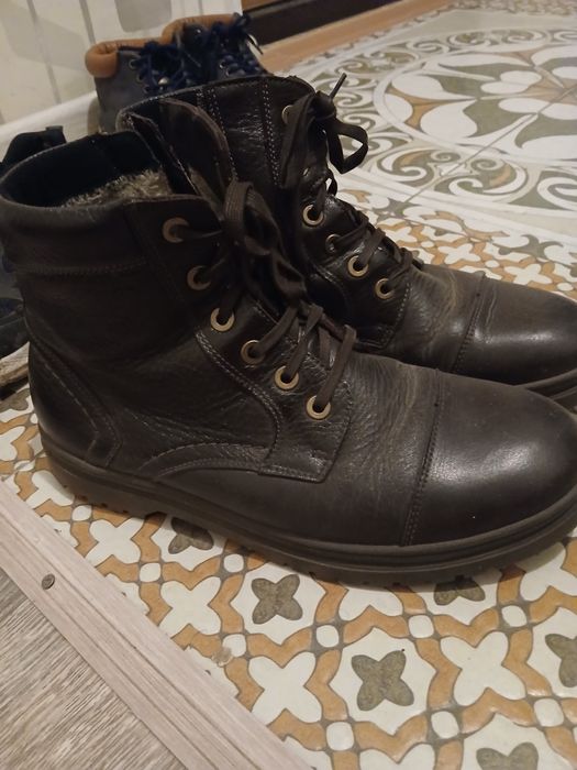 Обувь  кожанная натуральная и мех натуральный