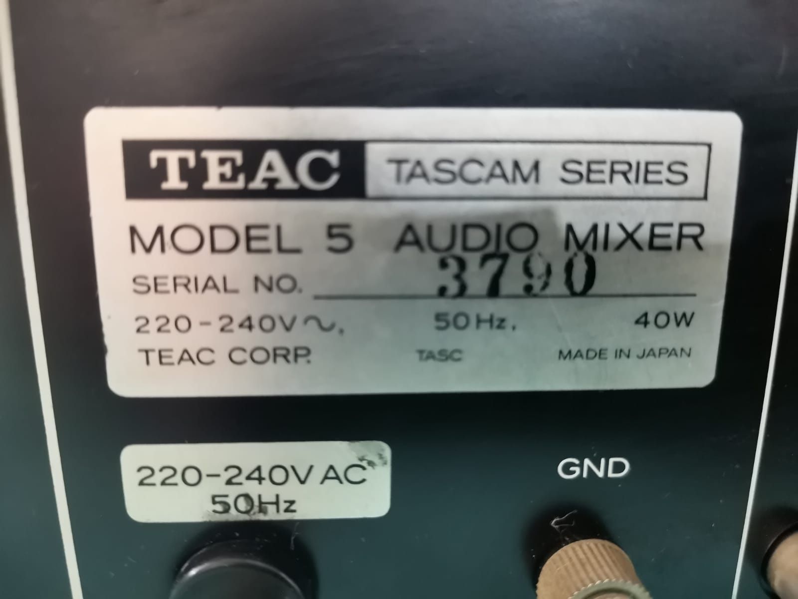 Mixer Teac 5,Tascam Series, profesional, Germania