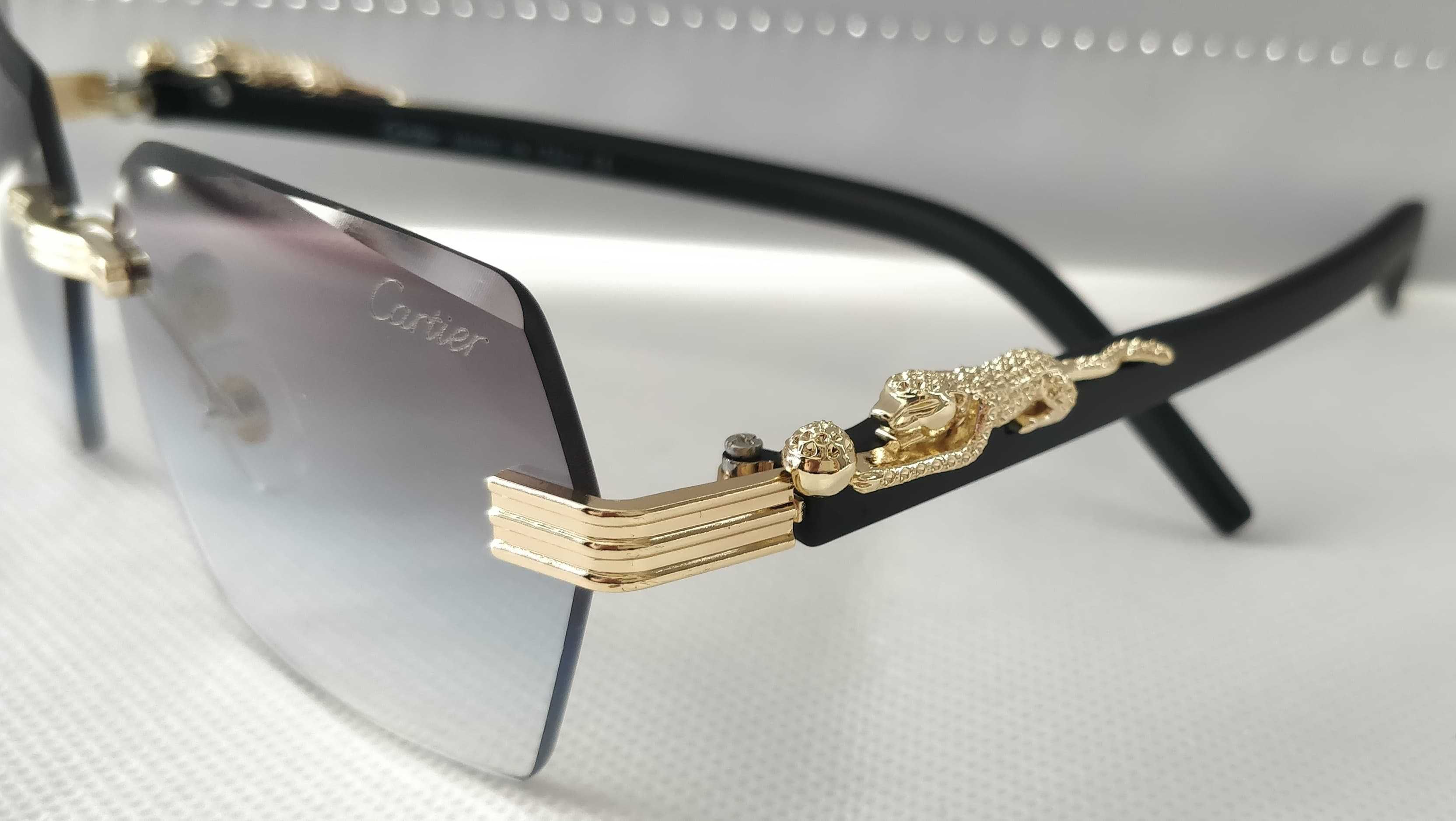 Ochelari de soare Cartier model 3 Black Gradient