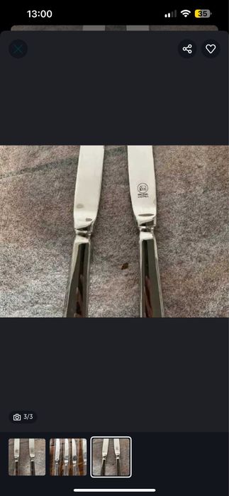 Set de 6 cuțite inox