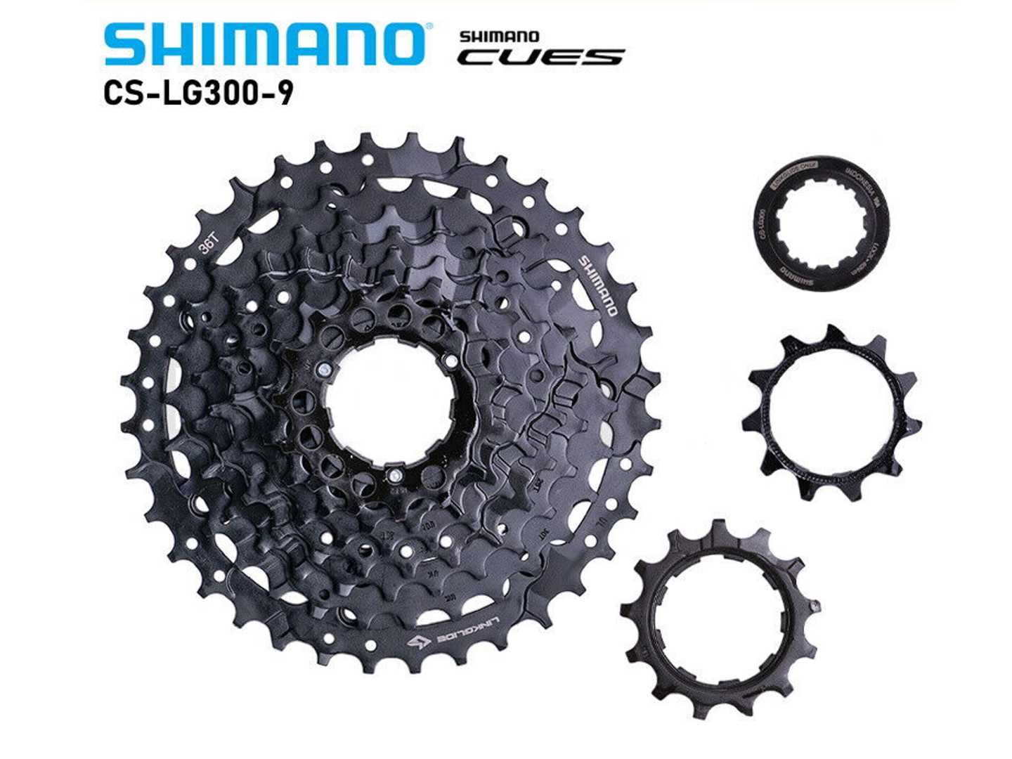 Касета Shimano Cues CS-LG300 9s 11-36T