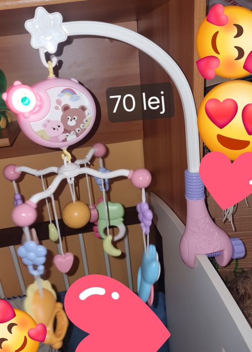 Jucărie muzicală pentru pătuțul bebelușului