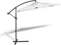 Висящ градински чадър 909 Outdoor Suspended parasol with cover White