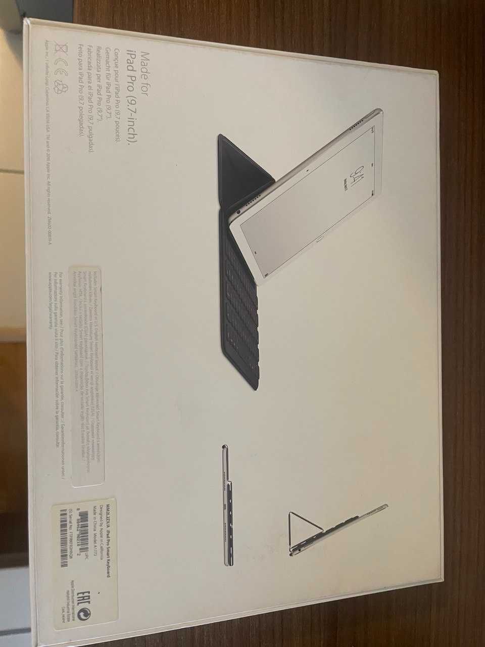 Оригинальная клавиатура для айпада APPLE Smart Keyboard MM2L2ZX/A