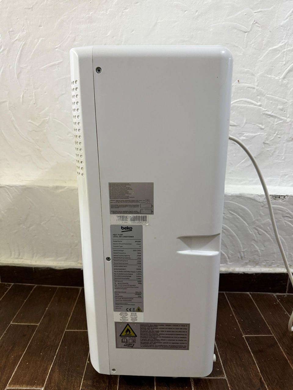 Aer conditionat portabil BEKO BP209H, 9000 BTU, A/A. Funcție incalzire