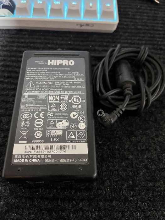Încărcător Adaptor HIPRO 40W 12V 3.33A (Mufă Rotundă)