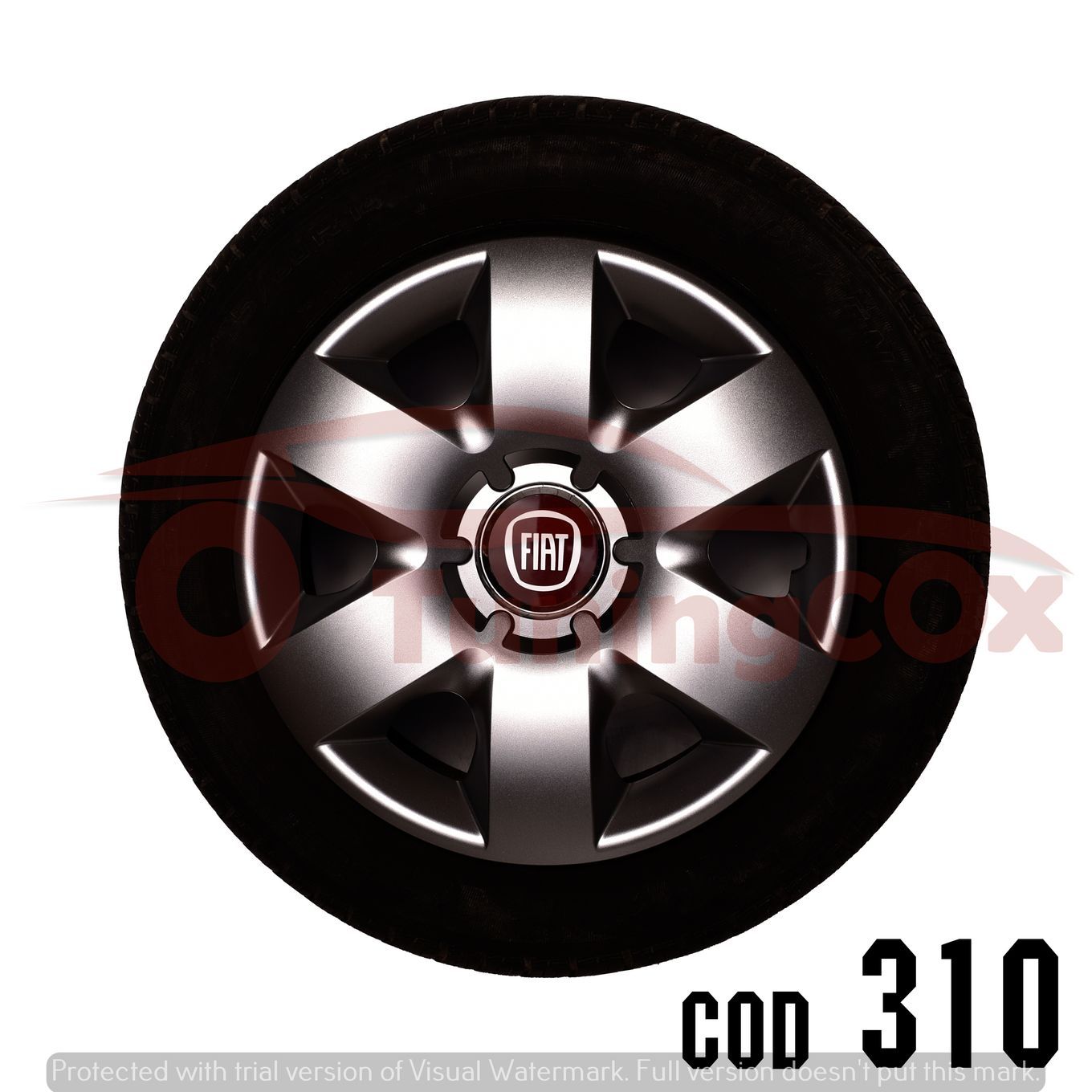 Capace roti FIAT R15 la set de 4 buc,capace janta aliaj