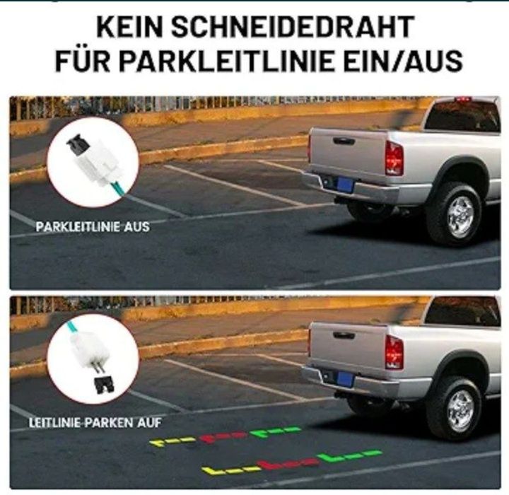 Kit complet RED WOLF Cameră marșarier pentru hayon Dodge Ram