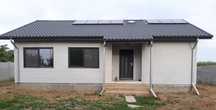 Casa modulara și garaje auto din structura metalica si panou sandwich