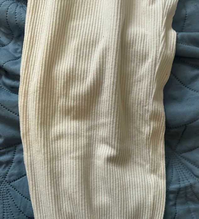 Pantalon trening reiat Reserved,crem spre alb