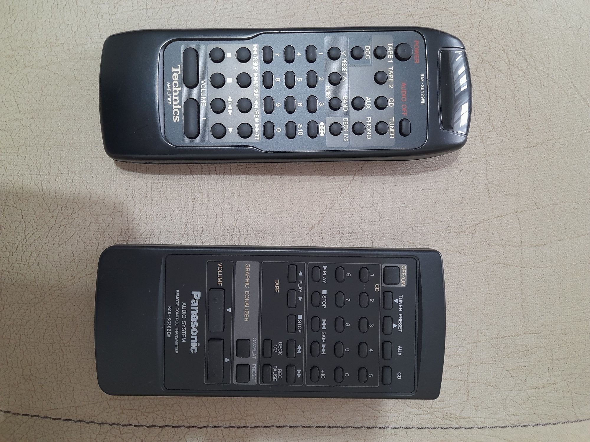 Telecomenzi Technics/Panasonic RAK-SU129WH si RAK-S6302EM-set