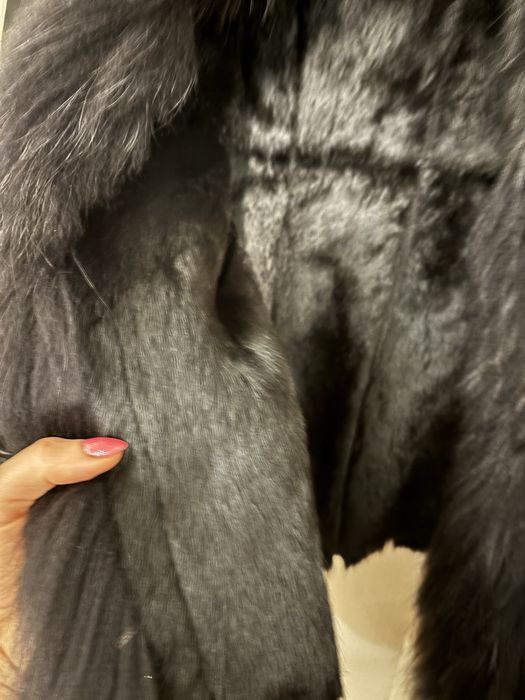 Палто лисица естествен косъм