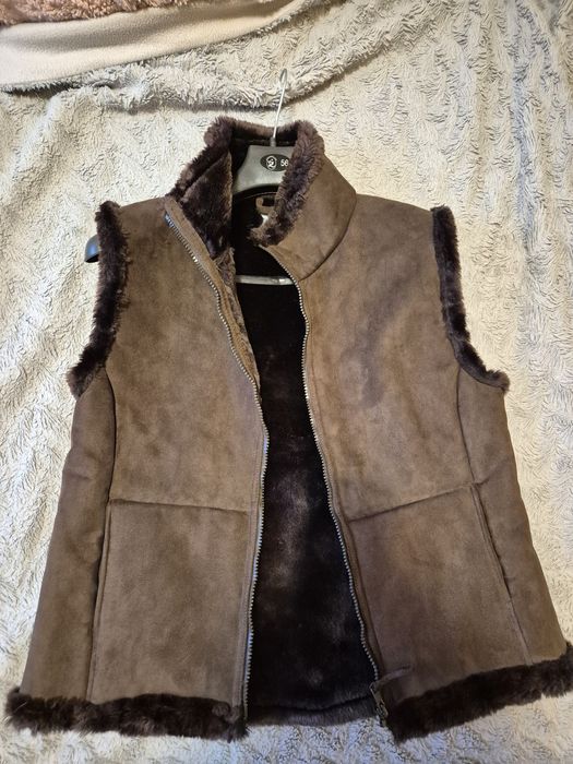 Vesta de blana naturala