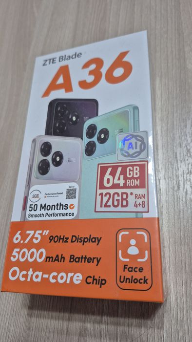 Новый смартфон ZTE Blade A36