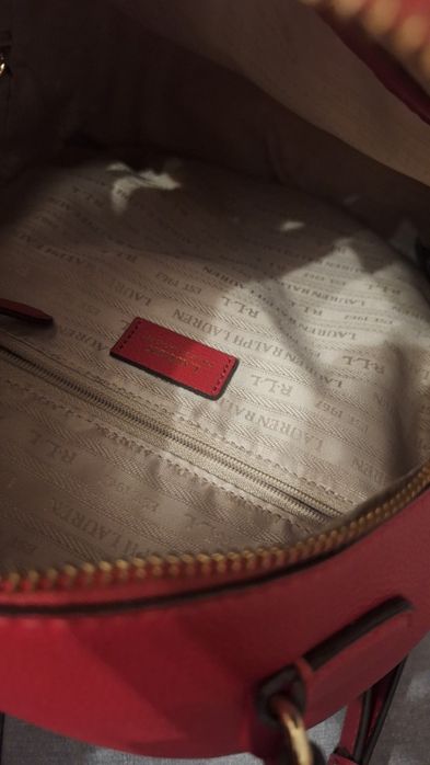 Vând rucsac piele original Lauren Ralph Lauren